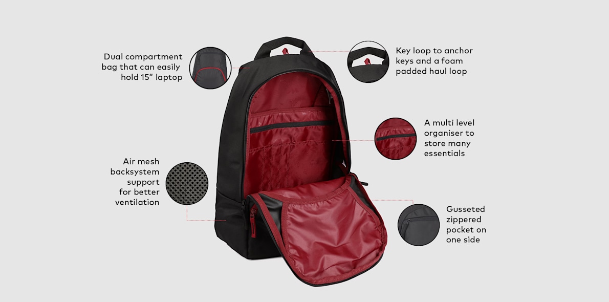 Wildcraft laptop bags black on sale